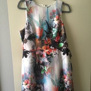 Adrianna Papell Floral Dress